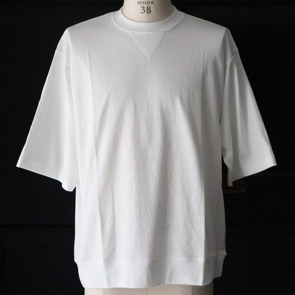 画像5: 「和歌山」ラフィー天竺 （5.5オンス）ガゼット クルーネック ハーフスリーブ スウェットライク Tシャツ【MADE IN JAPAN】『日本製』 / Upscape Audience