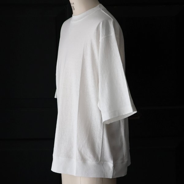 画像6: 「和歌山」ラフィー天竺 （5.5オンス）ガゼット クルーネック ハーフスリーブ スウェットライク Tシャツ【MADE IN JAPAN】『日本製』 / Upscape Audience