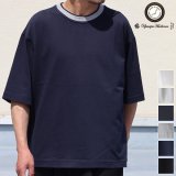 「丹後」度詰天竺(6オンス)2トーンネック ハーフスリーブTシャツ【MADE IN JAPAN】『日本製』/ Upscape Audience