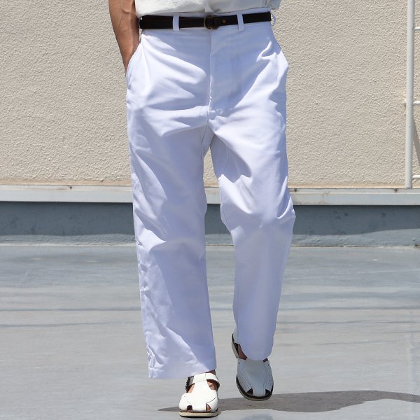 画像3: DEAD STOCK / U.S. Hospital Duty White Trousers(アメリカ ホスピタル ホワイト トラウザーズ )