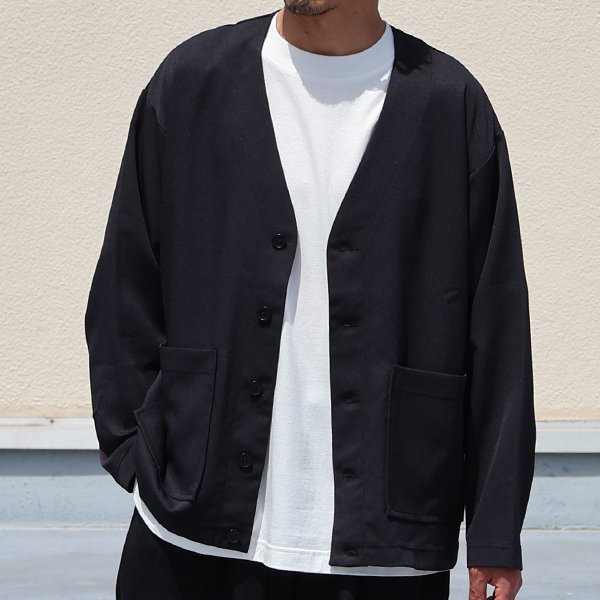 画像3: Naturemier™(ナチュレミア) TECH レトロヘリンボン ノーカラージャケット【MADE IN JAPAN】『日本製』/ Upscape Audience