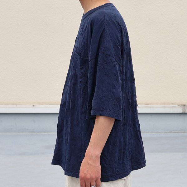 画像5: T/C ワッシャー天竺 クルーネック 胸ポケ付 ハーフスリーブ Tシャツ【MADE IN JAPAN】『日本製』/ Upscape Audience