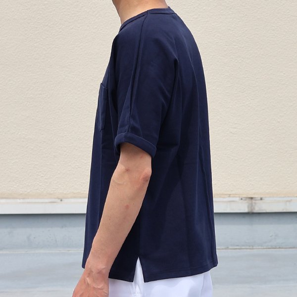 画像4: 【RE PRICE/価格改定】Basque 10オンス ( バスク天竺 )無地&ボーダービッグポケT【MADE IN JAPAN】『日本製』/ Upscape Audience