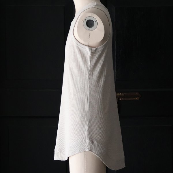 画像6: 【RE PRICE/価格改定】度詰ワッフル  ロングタンクトップ【MADE IN JAPAN】『日本製』/ Upscape Audience