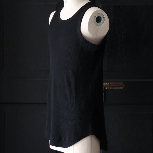 画像3: 【RE PRICE/価格改定】度詰ワッフル  ロングタンクトップ【MADE IN JAPAN】『日本製』/ Upscape Audience