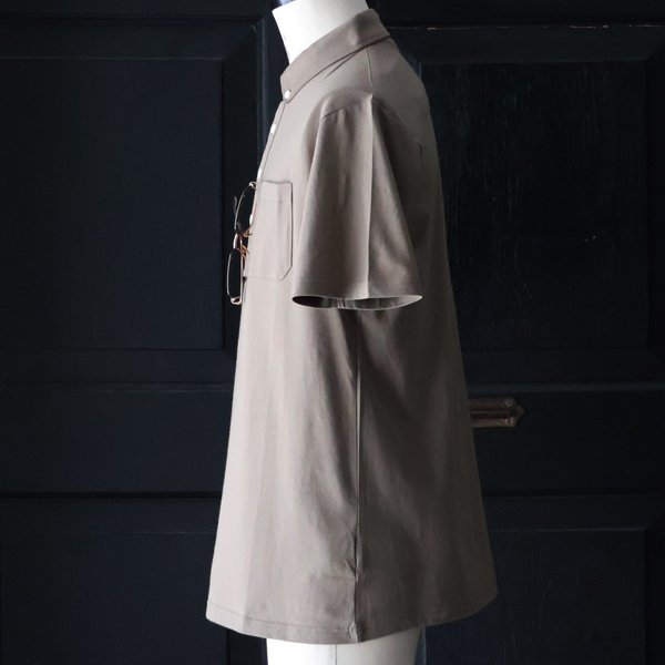 画像4: 【RE PRICE/価格改定】コーマ天竺 チビ衿ボタンダウン グラスポケット付 ポロシャツ【MADE IN JAPAN】『日本製』/ Upscape Audience