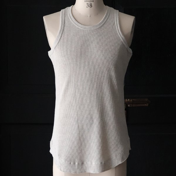 画像4: 【RE PRICE/価格改定】度詰ワッフル  ロングタンクトップ【MADE IN JAPAN】『日本製』/ Upscape Audience