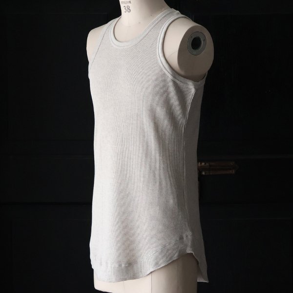 画像5: 【RE PRICE/価格改定】度詰ワッフル  ロングタンクトップ【MADE IN JAPAN】『日本製』/ Upscape Audience