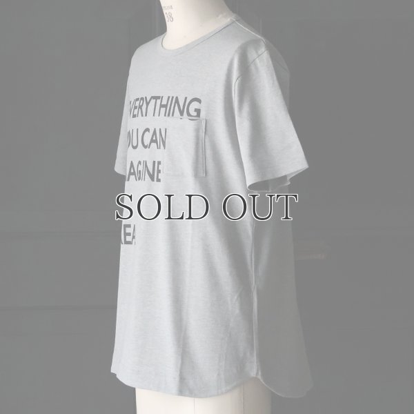画像3: ラフィー天竺"EVERYTHING..."プリントポケット付きクルーネックT【MADE IN JAPAN】『日本製』/ Upscape Audience