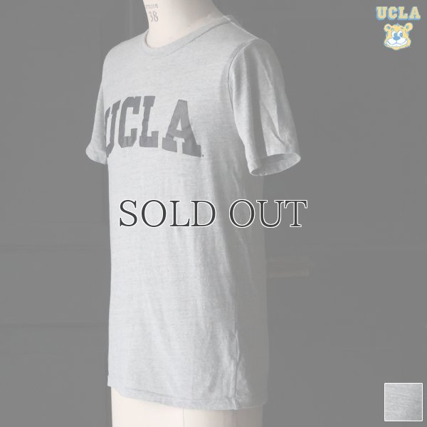 画像1: UCLA "UCLA"日本製ボディクラックプリント半袖Tシャツ / Upscape Audience