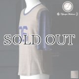 ネップガーゼナシジナンバリング切替ベースボール5分袖カットソー【MADE IN JAPAN】 / Upscape Audience