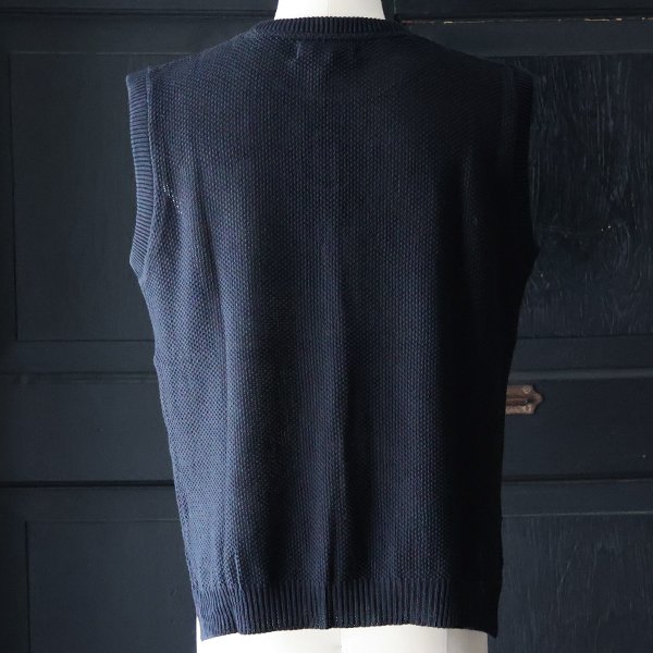 画像5: 【RE PRICE/価格改定】フランスリネンケーブル×鹿の子クルーネックベスト【MADE IN JAPAN】『日本製』/ Upscape Audience
