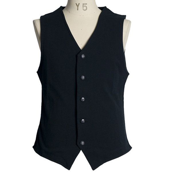 画像7: 【RE PRICE/価格改定】リサイカラー鹿の子金属ボタンベスト【MADE IN JAPAN】『日本製』/ Upscape Audience