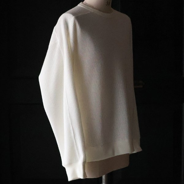 画像29: ウールビッグワッフル クルーネック ニットソー【MADE IN JAPAN】『日本製』 / Upscape Audience