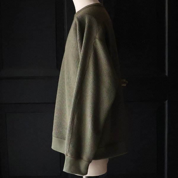 画像8: ウールビッグワッフル クルーネック ニットソー【MADE IN JAPAN】『日本製』 / Upscape Audience