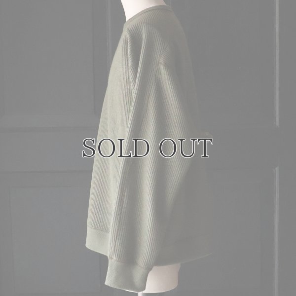画像11: ウールビッグワッフル クルーネック ニットソー【MADE IN JAPAN】『日本製』 / Upscape Audience