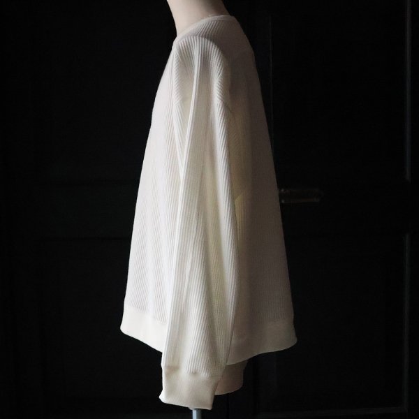 画像11: ウールビッグワッフル クルーネック ニットソー【MADE IN JAPAN】『日本製』 / Upscape Audience