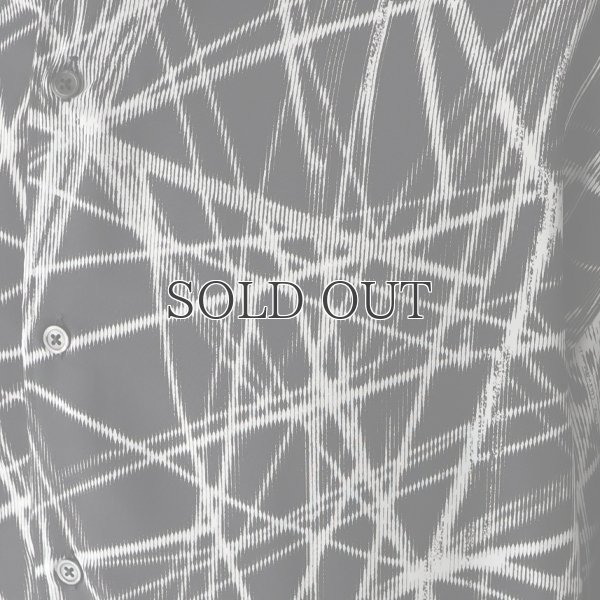 画像6: 「丹後」レーヨンライク ピーチファイユ ネオン&リーフパターン レギュラーカラー 長袖シャツ【MADE IN JAPAN】『日本製』/ Upscape Audience