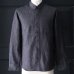 画像2: 【RE PRICE / 価格改定】麻混デニムナローカラーボタンダウン長袖シャツ【MADE IN JAPAN】『日本製』/ Upscape Audience (2)
