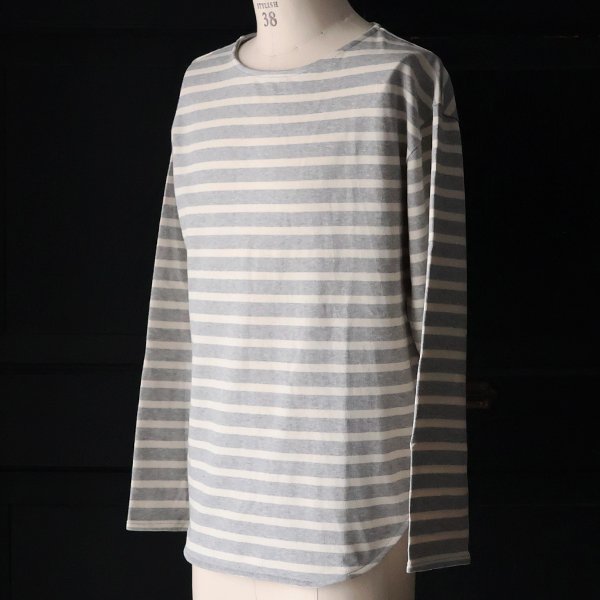 画像3: 【RE PRICE / 価格改定】Basque10オンス（バスク天竺）ボートネックビックカットソー長袖【MADE IN JAPAN】『日本製』 / Upscape Audience