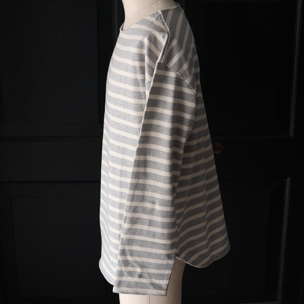 画像4: 【RE PRICE / 価格改定】Basque10オンス（バスク天竺）ボートネックビックカットソー長袖【MADE IN JAPAN】『日本製』 / Upscape Audience