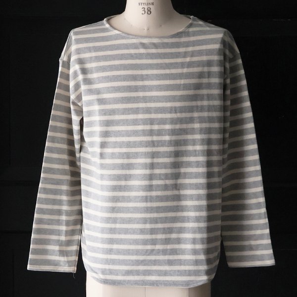 画像2: 【RE PRICE / 価格改定】Basque10オンス（バスク天竺）ボートネックビックカットソー長袖【MADE IN JAPAN】『日本製』 / Upscape Audience
