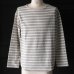 画像2: 【RE PRICE / 価格改定】Basque10オンス（バスク天竺）ボートネックビックカットソー長袖【MADE IN JAPAN】『日本製』 / Upscape Audience (2)