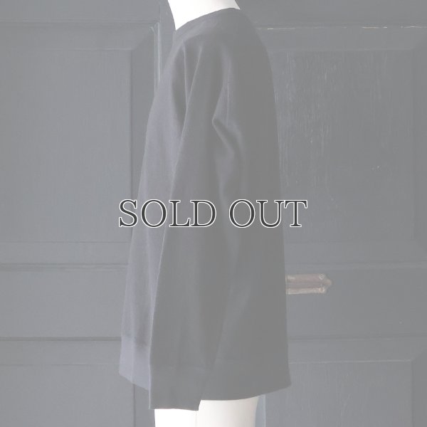 画像4: ヴィンテージパイル天竺 サドルショルダー C/Nガゼット L/S カットソー【MADE IN TOKYO】『東京製』 / Upscape Audience