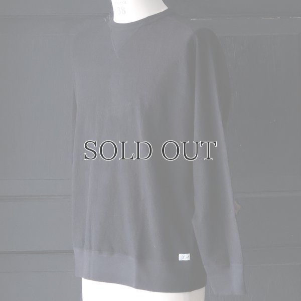 画像3: ヴィンテージパイル天竺 サドルショルダー C/Nガゼット L/S カットソー【MADE IN TOKYO】『東京製』 / Upscape Audience