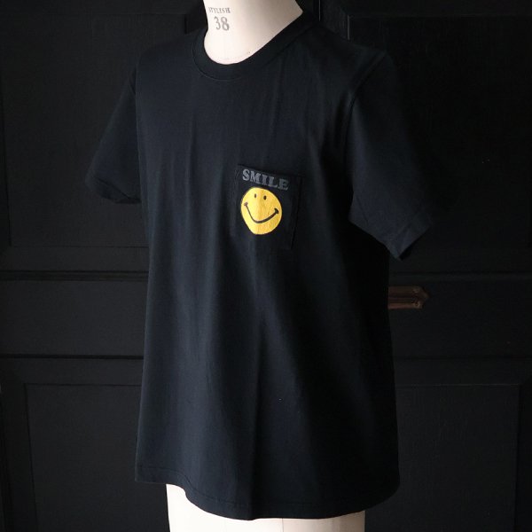 画像3: 【RE PRICE / 価格改定】7.1oz丸胴米綿ボディースマイル”S-F”ポケットTEE 【RE-STOCK】 / Audience