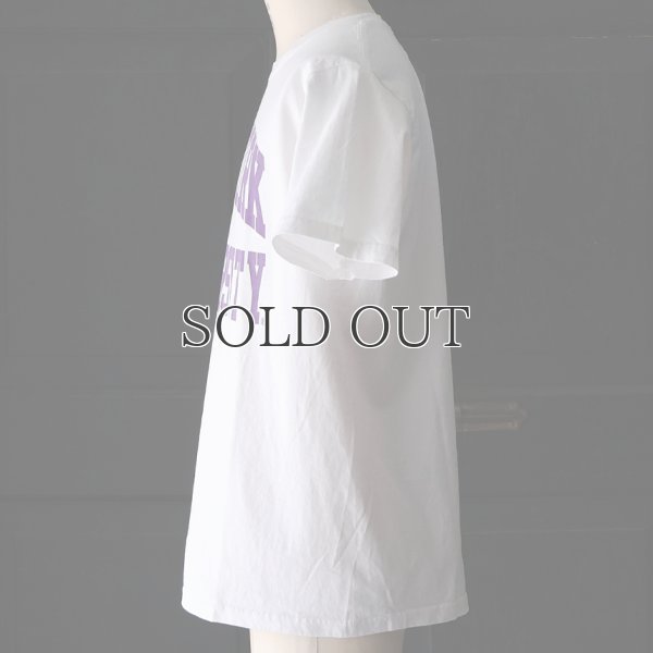 画像4: 【RE PRICE / 価格改定】NEW YORK UNIVERSITY"NEW YORK UNIVERSITY"C/N S/S 6.6oz オールドプリントT / Audience