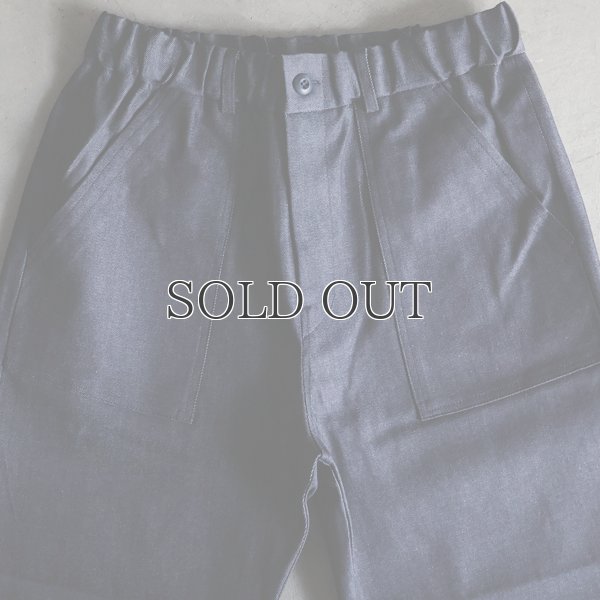 画像6: 「備後」11.5oz セルヴィッチ 青耳ストレッチデニム US ARMY  イージー ベイカーパンツ【MADE IN JAPAN】『日本製』【送料無料】/ Upscape Audience