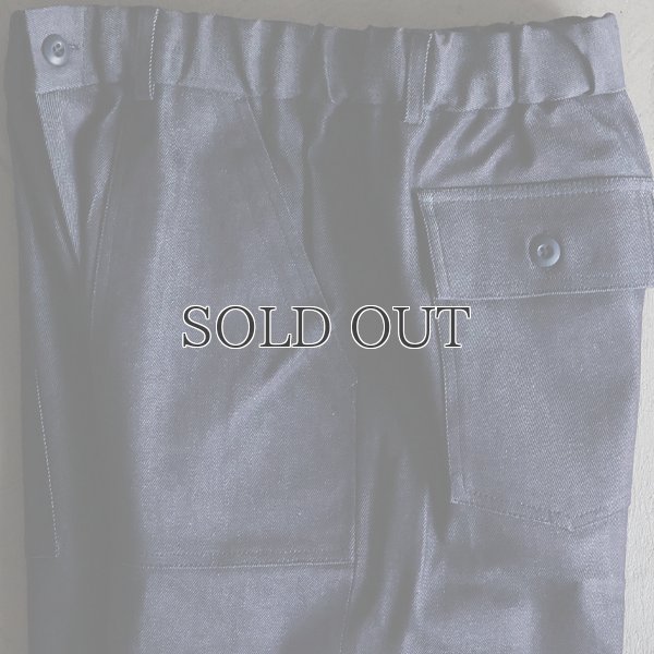 画像8: 「備後」11.5oz セルヴィッチ 青耳ストレッチデニム US ARMY  イージー ベイカーパンツ【MADE IN JAPAN】『日本製』【送料無料】/ Upscape Audience