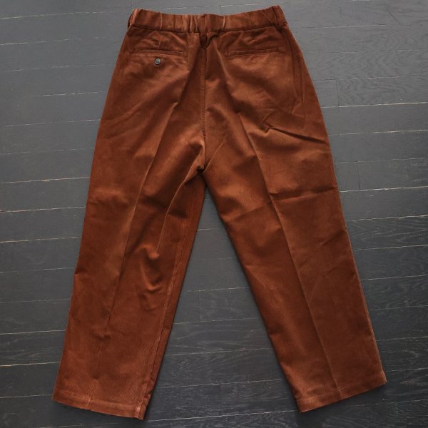 画像7: 14W（ウェール）コットン コーデュロイ 2タック イージー ワイドパンツ【MADE IN JAPAN】『日本製』【送料無料】/ Upscape Audience