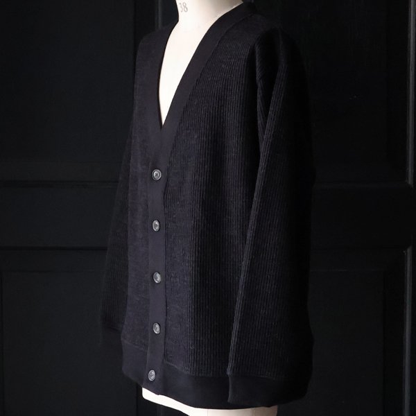 画像10: ウールビッグワッフル Vネック カーディガン【MADE IN JAPAN】『日本製』 / Upscape Audience