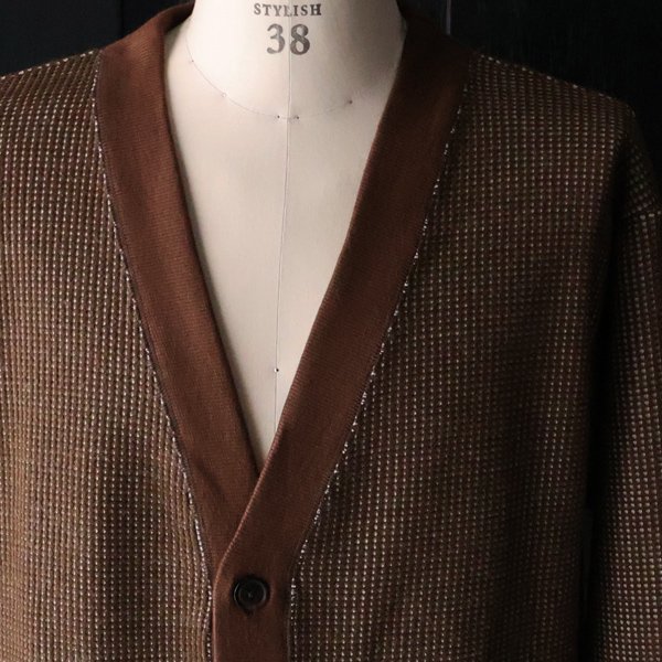 画像20: ウールビッグワッフル Vネック カーディガン【MADE IN JAPAN】『日本製』 / Upscape Audience