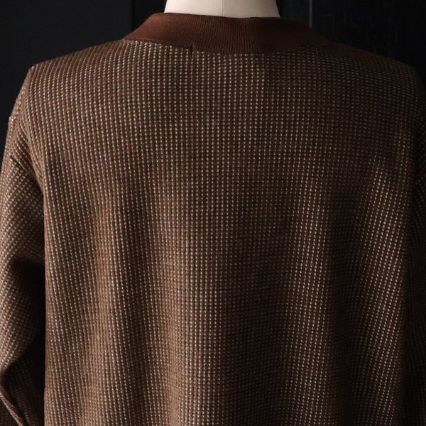 画像21: ウールビッグワッフル Vネック カーディガン【MADE IN JAPAN】『日本製』 / Upscape Audience