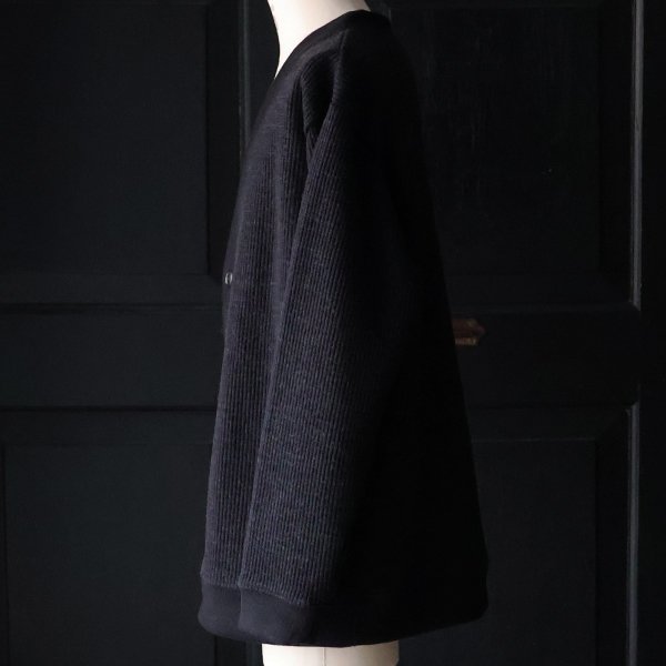 画像11: ウールビッグワッフル Vネック カーディガン【MADE IN JAPAN】『日本製』 / Upscape Audience