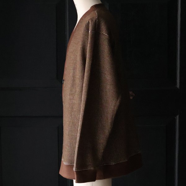 画像17: ウールビッグワッフル Vネック カーディガン【MADE IN JAPAN】『日本製』 / Upscape Audience