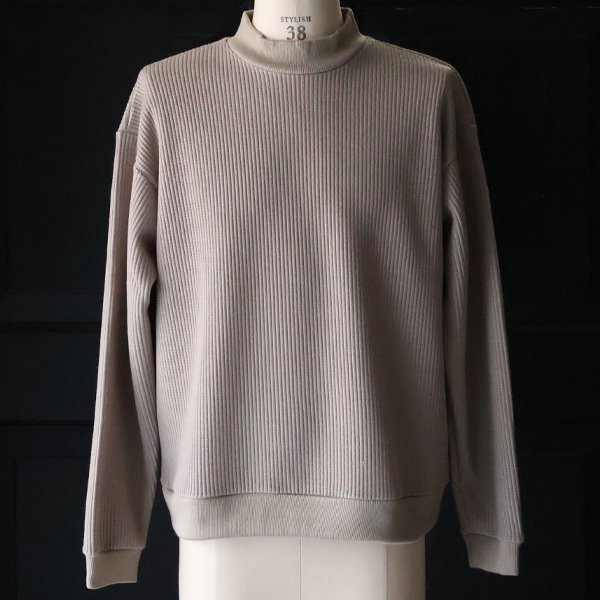 画像11: ウールビッグワッフル モックネック ニットソー【MADE IN JAPAN】『日本製』 / Upscape Audience