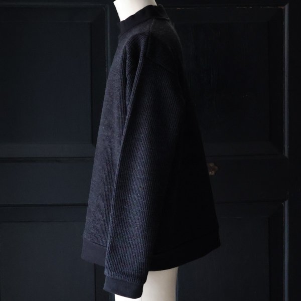 画像19: ウールビッグワッフル モックネック ニットソー【MADE IN JAPAN】『日本製』 / Upscape Audience