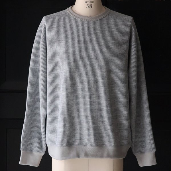 画像15: ウールビッグワッフル クルーネック ニットソー【MADE IN JAPAN】『日本製』 / Upscape Audience