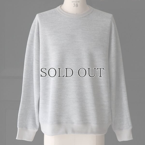 画像18: ウールビッグワッフル クルーネック ニットソー【MADE IN JAPAN】『日本製』 / Upscape Audience