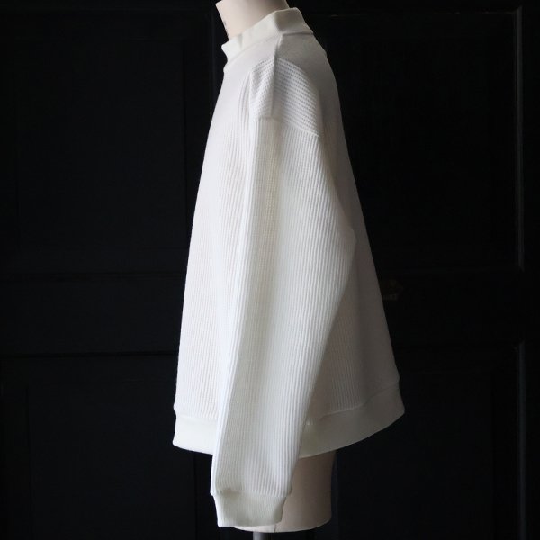 画像10: ウールビッグワッフル モックネック ニットソー【MADE IN JAPAN】『日本製』 / Upscape Audience