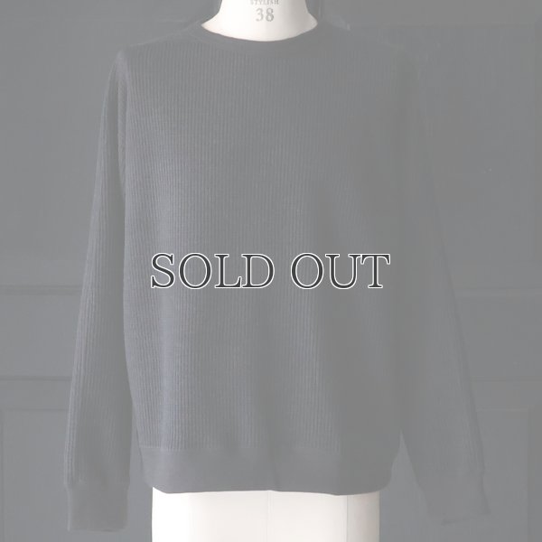 画像21: ウールビッグワッフル クルーネック ニットソー【MADE IN JAPAN】『日本製』 / Upscape Audience