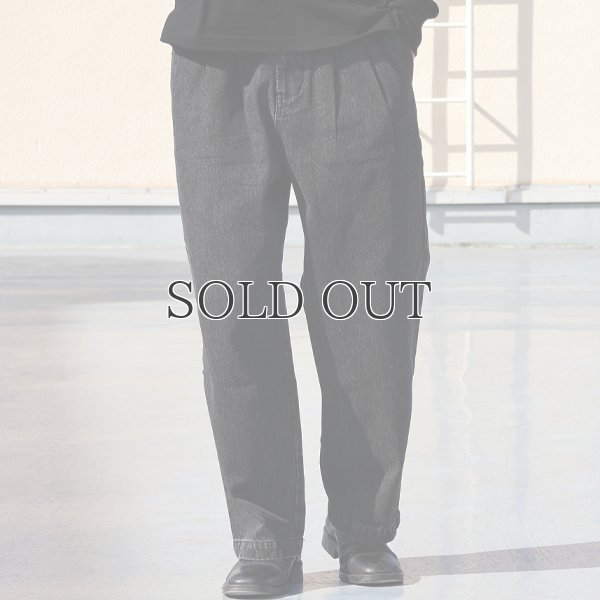 画像6: 10オンス デニム 2タック イージー ワイドパンツ【送料無料】/ Audience