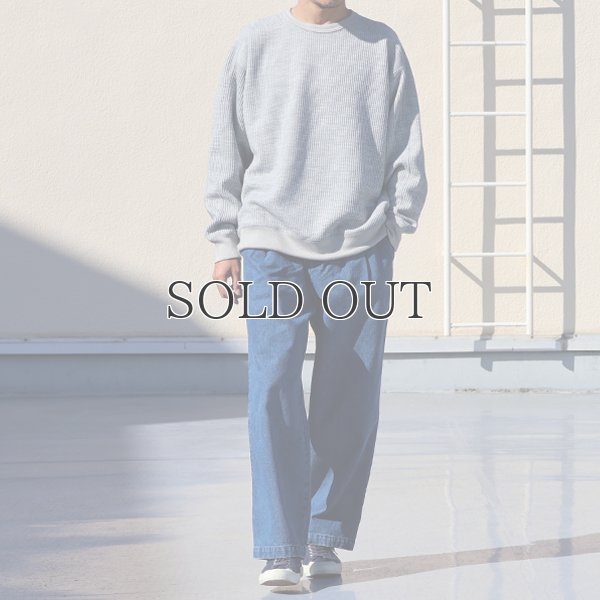 画像8: ウールビッグワッフル クルーネック ニットソー【MADE IN JAPAN】『日本製』 / Upscape Audience
