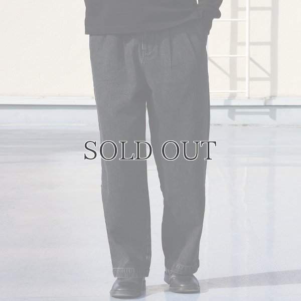 画像4: 10オンス デニム 2タック イージー ワイドパンツ【送料無料】/ Audience