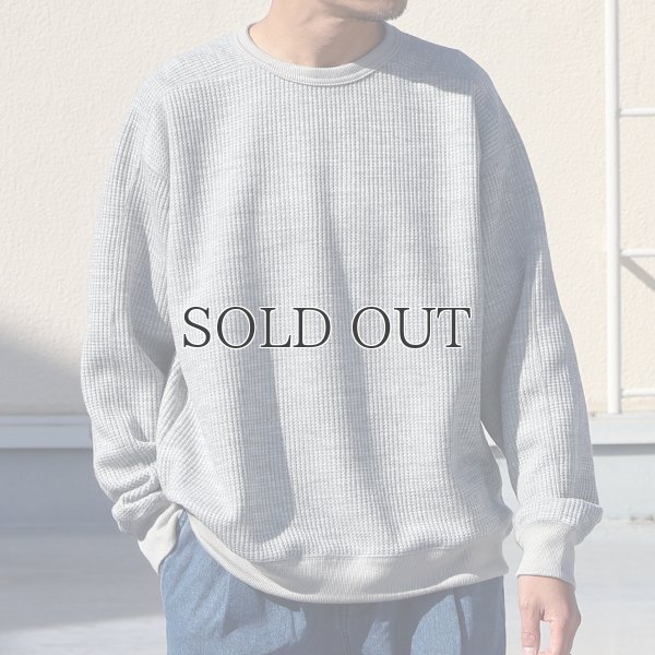 画像7: ウールビッグワッフル クルーネック ニットソー【MADE IN JAPAN】『日本製』 / Upscape Audience