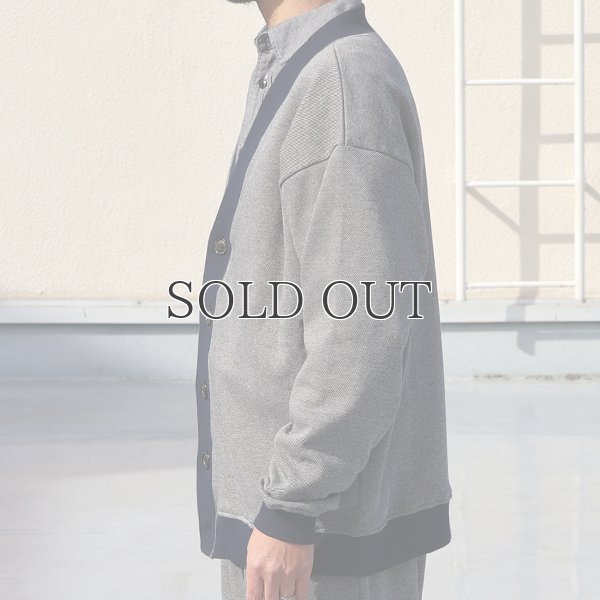 画像4: ボンバーヒート ツィード Vネック カーディガン【MADE IN JAPAN】『日本製』 / Upscape Audience